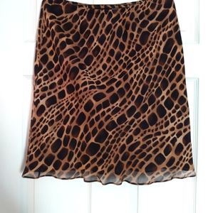 Liz Claiborne Animal print skirt
